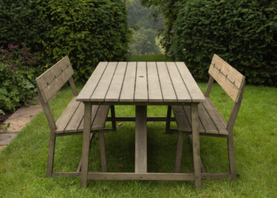 Oban Dining Set 1 table & 2 benches